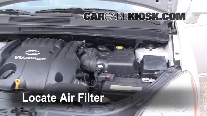 2007 Kia Rondo LX 2.7L V6 Air Filter (Engine)
